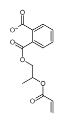 2-(2-prop-2-enoyloxypropoxycarbonyl)benzoate Structure