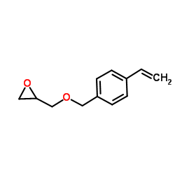 4-乙烯基芐基缩水甘油醚结构式