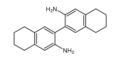 5,6,7,8,5',6',7',8'-octahydro-[2,2']binaphthyl-3,3'-diyldiamine Structure