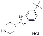 5-tert-butyl-2-piperazin-1-yl-1,3-benzoxazole hydrochloride结构式