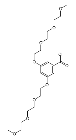 3,5-bis[2-[2-(2-methoxyethoxy)ethoxy]ethoxy]benzoyl chloride结构式
