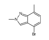 4-Bromo-2,7-dimethyl-2H-indazole structure
