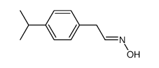 (4-isopropyl-phenyl)-acetaldehyde-oxime Structure