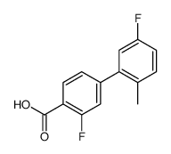 2-fluoro-4-(5-fluoro-2-methylphenyl)benzoic acid Structure