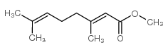 (E)-methyl geranate structure