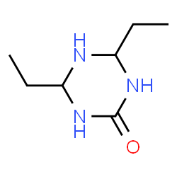1,3,5-Triazin-2(1H)-one,4,6-diethyltetrahydro-(9CI) Structure