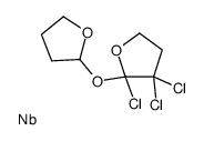 niobium,2,3,3-trichloro-2-(oxolan-2-yloxy)oxolane Structure