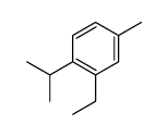 Benzene, 2-ethyl-4-methyl-1-(1-methylethyl)- (9CI)结构式