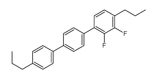 2,3-difluoro-1-propyl-4-[4-(4-propylphenyl)phenyl]benzene Structure
