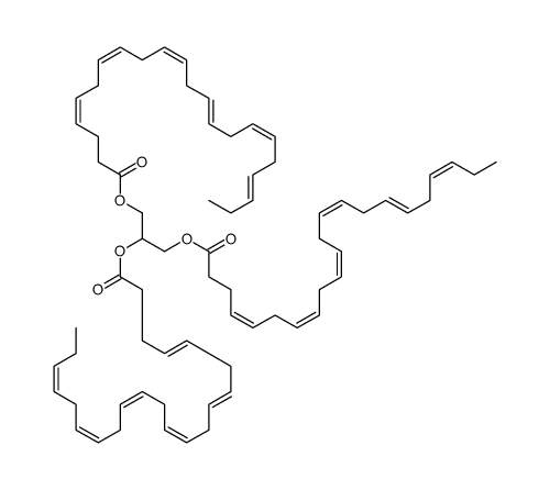 2,3-bis[[(4Z,7Z,10Z,13Z,16Z,19Z)-docosa-4,7,10,13,16,19-hexaenoyl]oxy]propyl (4Z,7Z,10Z,13Z,16Z,19Z)-docosa-4,7,10,13,16,19-hexaenoate structure
