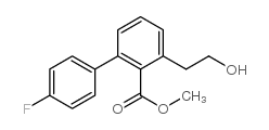 4-氟苯基-(8-甲基-8-氮杂双环[3.2.1]辛-3-基)-3-羟基-2-苯基羧酸酯结构式