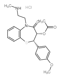N-Desmethyl Diltiazem Hydrochloride structure