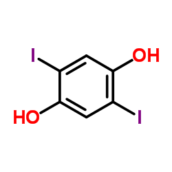 2,5-二碘-1,4-苯二醇结构式