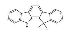 12,12-dimethyl-11,12-dihydroindeno[2,1-a]carbazole Structure
