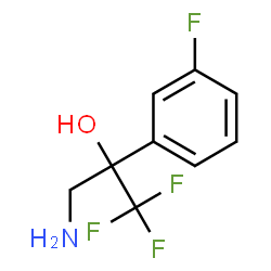 3-Amino-1,1,1-trifluoro-2-(3-fluorophenyl)propan-2-ol structure