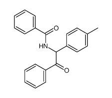 N-(2-oxo-2-phenyl-1-(p-tolyl)ethyl)benzamide结构式