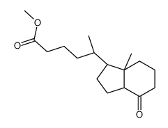 [1R-[1α(R*),3aβ,7aα]]-Octahydro-δ,7a-dimethyl-4-oxo-1H-indene-1-pentanoic Acid Methyl Ester结构式