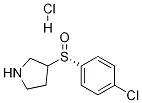 (S)-3-(4-氯-苯亚磺酰基)吡咯烷盐酸盐结构式