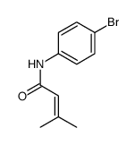 2-Butenamide, N-(4-bromophenyl)-3-methyl-结构式