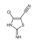 2-Amino-4-chloro-1,3-thiazole-5-carbonitrile Structure