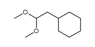 2-cyclohexyl-1,1-dimethoxyethane Structure