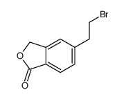 5-(2-bromoethyl)-2-benzofuran-1(3H)-one结构式