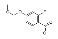2-fluoro-4-(methoxymethoxy)-1-nitrobenzene结构式