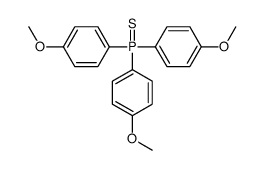 tris(4-methoxyphenyl)-Phosphine sulfide Structure