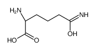 (2R)-2,6-diamino-6-oxohexanoic acid Structure