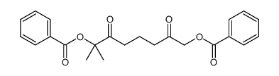 7-methyl-2,6-dioxooctane-1,7-diyl ibenzoate结构式