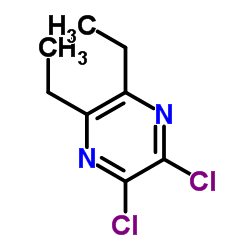 2,3-Dichloro-5,6-diethylpyrazine结构式