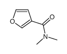 N,N-dimethylfuran-3-carboxamide结构式