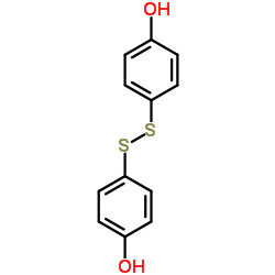 双(4-羟苯基)二硫醚结构式