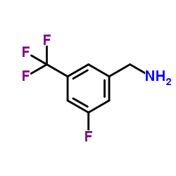 3-氟-5-(三氟甲基)苄胺结构式