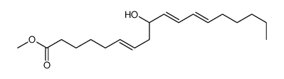 methyl 9-hydroxyoctadeca-6,10,12-trienoate结构式