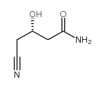 (S)-4-氰基-3-羟基丁酰胺结构式