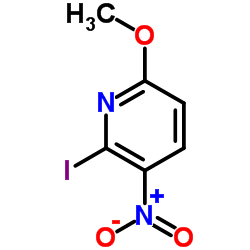 2-碘-6-甲氧基-3-硝基吡啶结构式