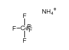 ammonium pentafluorocerate(IV)结构式