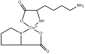 铜赖氨酸盐脯氨酸盐结构式