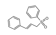 DIOXO(PHENYL)(3-PHENYL-2-PROPENYL)-LAMBDA6-SULFANE结构式