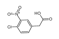 4-氯-3-硝基苯乙酸结构式