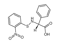 N-<(o-nitrophenyl)sulfenyl>-D-phenylglycine Structure