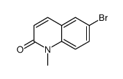 6-溴-1-甲基-1H-喹啉-2-酮结构式