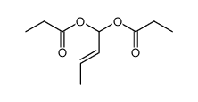 (E)-1,1-dipropionoxy-2-butene结构式
