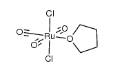 RuCl2(tetrahydrofuran)(CO)3 Structure