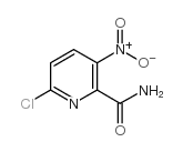 6-氯-3-硝基吡啶甲酰胺结构式