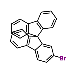 2-Bromo-9,9'-spirobifluorene Structure