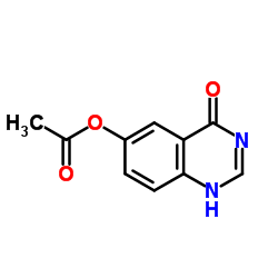 4,6-quinazolinediol, 6-acetate Structure