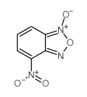 5-nitro-9-oxido-8-oxa-7-aza-9-azoniabicyclo[4.3.0]nona-2,4,6,9-tetraene structure