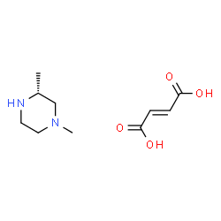 (R)-1,3-二甲基哌嗪富马酸盐结构式